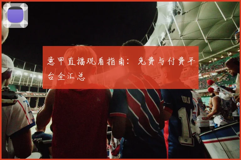 意甲直播观看指南:免费与付费平台全汇总